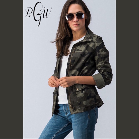 ❄️🆕5⭐️Camo Print Long Sleeve Jacket - Picture 3 of 6